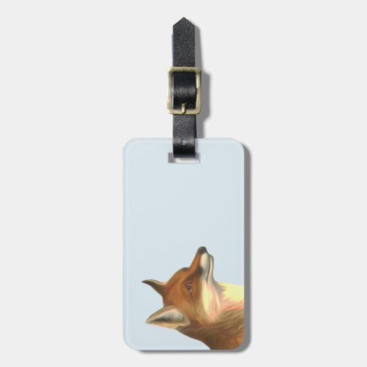 Fox Bagagelabel (Voorkant verticaal)