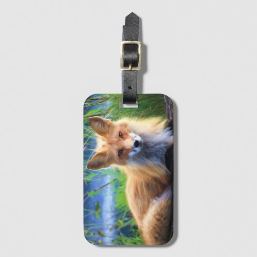 Fox Bagagelabel (Voorkant (verticaal))