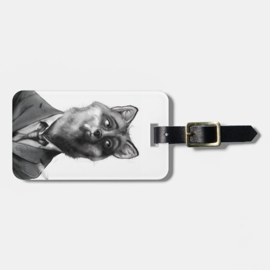 Fox Bagagelabel (Voorkant horizontaal)