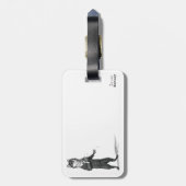 Fox Bagagelabel (Achterkant verticaal)