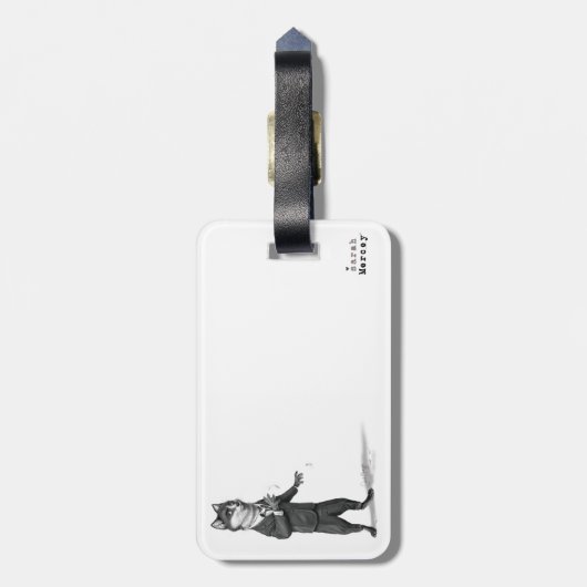 Fox Bagagelabel (Achterkant verticaal)