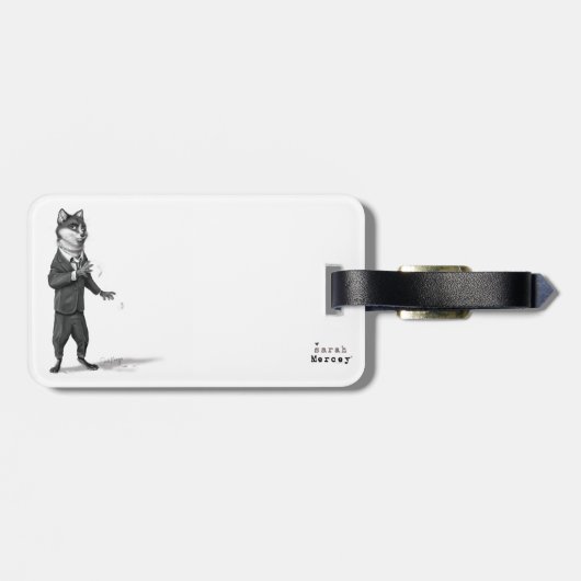 Fox Bagagelabel (Achterkant horizontaal)