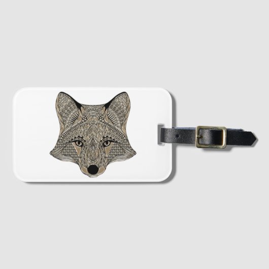 Fox Bagagelabel (Voorkant (horizontaal))