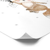 Fox ballon Nursery Poster Kinder Room Print (Hoek)