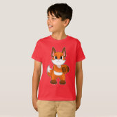 Fox Basketball speler Basketball T-shirt (Voorkant volledig)