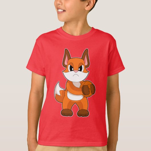 Fox Basketball speler Basketball T-shirt (Voorkant)