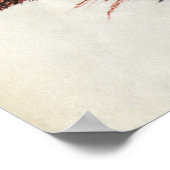 FOX Beneath Pine Bough Poster (Hoek)