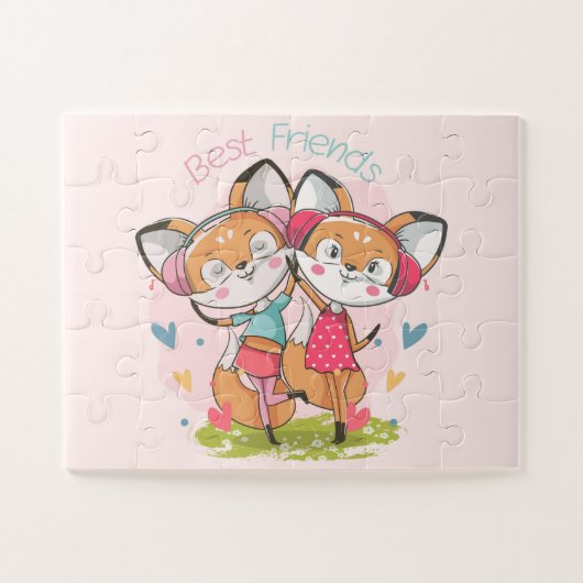 Fox Best Friends Legpuzzel (Horizontaal)
