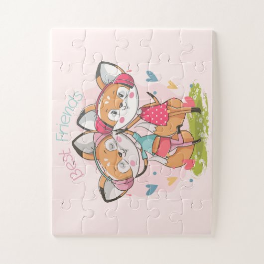 Fox Best Friends Legpuzzel (Verticaal)