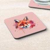 Fox Beverage Coaster Bier Onderzetter (Linkerzijde)