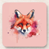 Fox Beverage Coaster Bier Onderzetter (Voorkant)