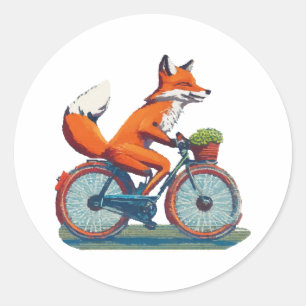 Fox Bicycle Ronde Sticker