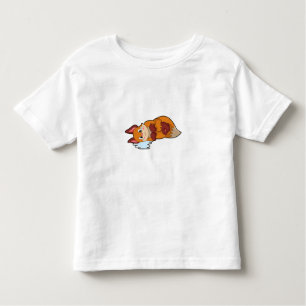 Fox bij drogen kinder shirts
