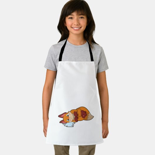 Fox bij drogen schort (Insitu)