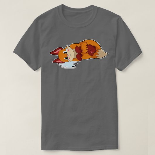 Fox bij drogen t-shirt (Design voorkant)