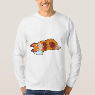 Fox bij drogen t-shirt