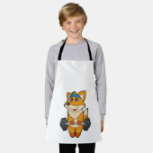 Fox bij Fitness met Barbell Schort (Gedragen)