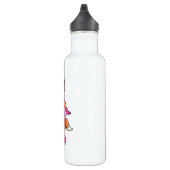 Fox bij ijsschaatsen met ijsschaatsen waterfles (Rechts)