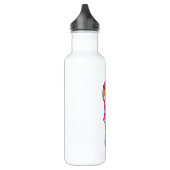 Fox bij ijsschaatsen met ijsschaatsen waterfles (Links)