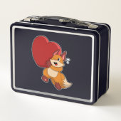 Fox bij liefde met hart (Achterkant)