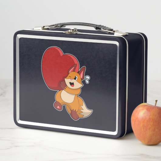 Fox bij liefde met hart (In situ)