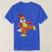 Fox bij martiale kunsten Boxing met boxinghandscho T-shirt (Design voorkant)