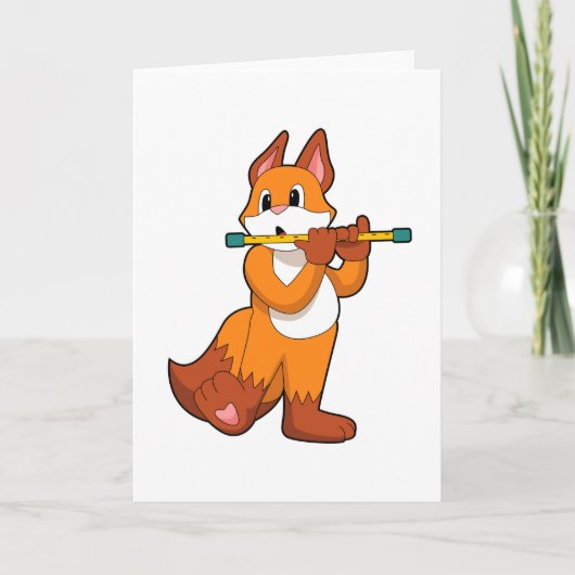 Fox bij Muziek met Flute.PNG Kaart (Voorkant)