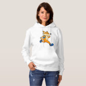 Fox bij uitvoering met rugzak hoodie (Voorkant volledig)