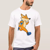 Fox bij uitvoering met rugzak t-shirt (Voorkant)