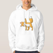 Fox bij Yoga Stretching Hoodie (Voorkant)