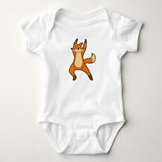 Fox bij Yoga Stretching Romper (Voorkant)