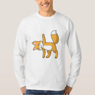 Fox bij Yoga Stretching T-shirt