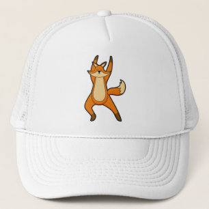 Fox bij Yoga Stretching Trucker Pet