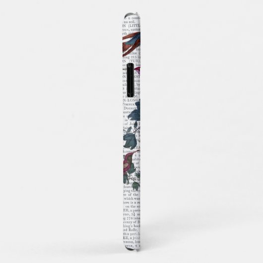 Fox Birdkeeper met Artichoke Case-Mate iPhone Case (Achterkant/rechts)