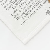 Fox Birdkeeper met Artichoke Fleece Deken (Hoek)