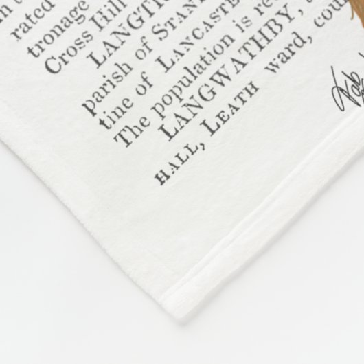 Fox Birdkeeper met Artichoke Fleece Deken (Hoek)