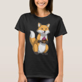 Fox Birthday Cupcake T-shirt (Voorkant)