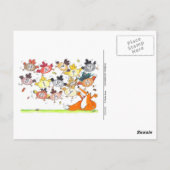 FOX BIRTHDAY SURPRISE briefkaart (Achterkant)