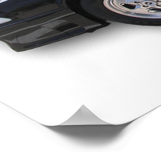 Fox Body Mustang GT poster (Hoek)