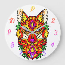 Fox boho abstracte kunst