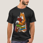 Fox Book Lover T-shirt (Voorkant)