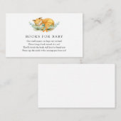 Fox Books voor Baby-invoegkaart Informatiekaartje (Voorkant / Achterkant)