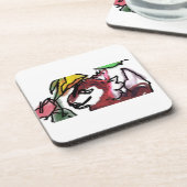 Fox bos bier onderzetter (Linkerzijde)