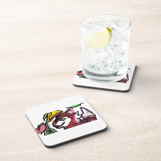 Fox bos bier onderzetter (Rechterzijde)