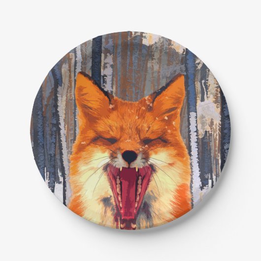 Fox bos Papier Bord (Voorkant)