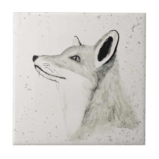 Fox  bos tegel tegeltje (Voorkant)