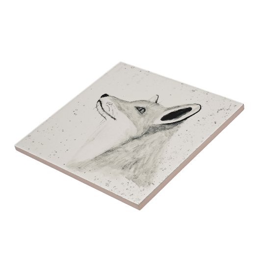 Fox  bos tegel tegeltje (Zijkant)