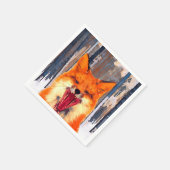 Fox-bosbouwpapier Napkin Servet (Hoek)