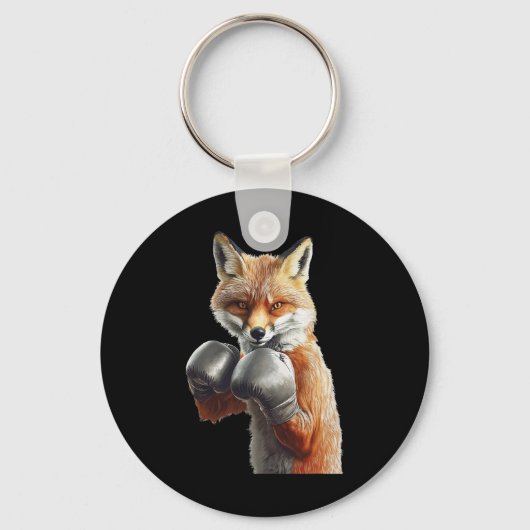 Fox Boxing Sleutelhanger (Voorkant)