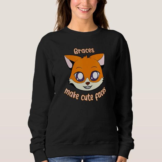 Fox Braces maken kletgezichten Trui (Voorkant)
